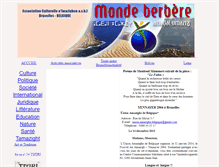 Tablet Screenshot of monde-berbere.net